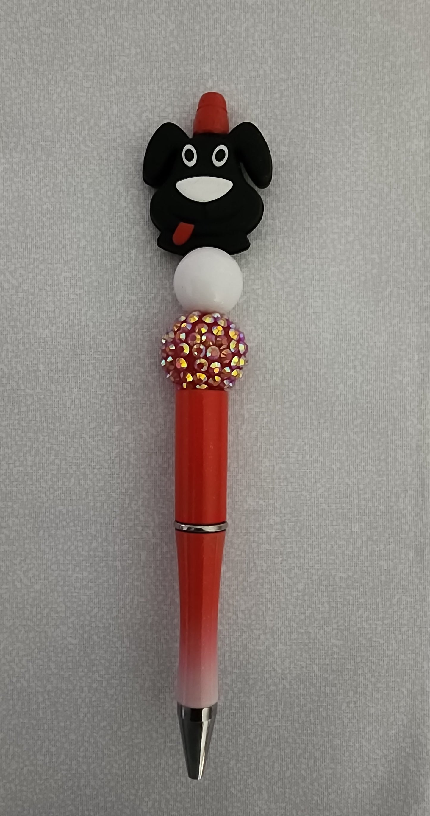 Beadable Pen – Black Dog