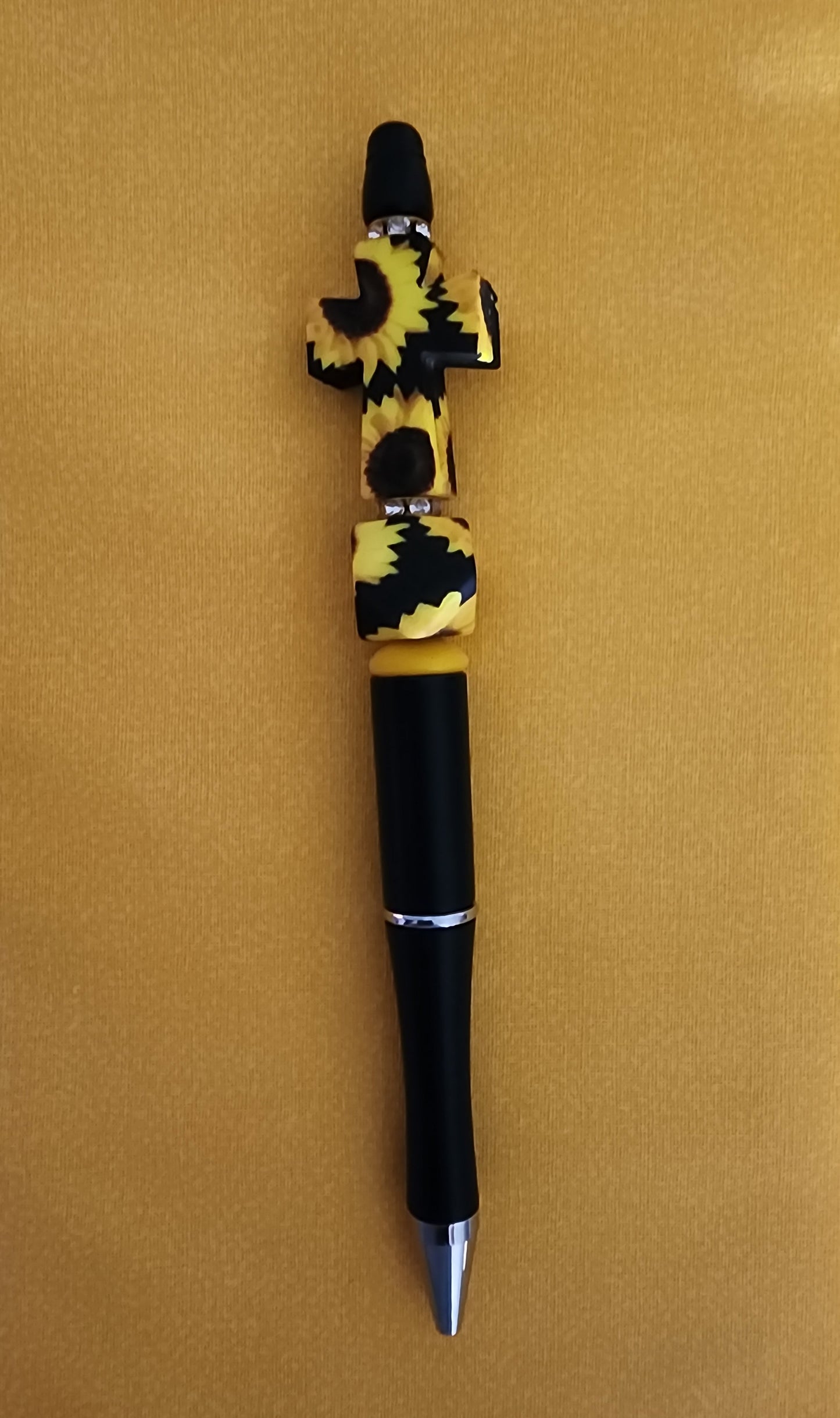 Beadable Pen – Sunflower Cross