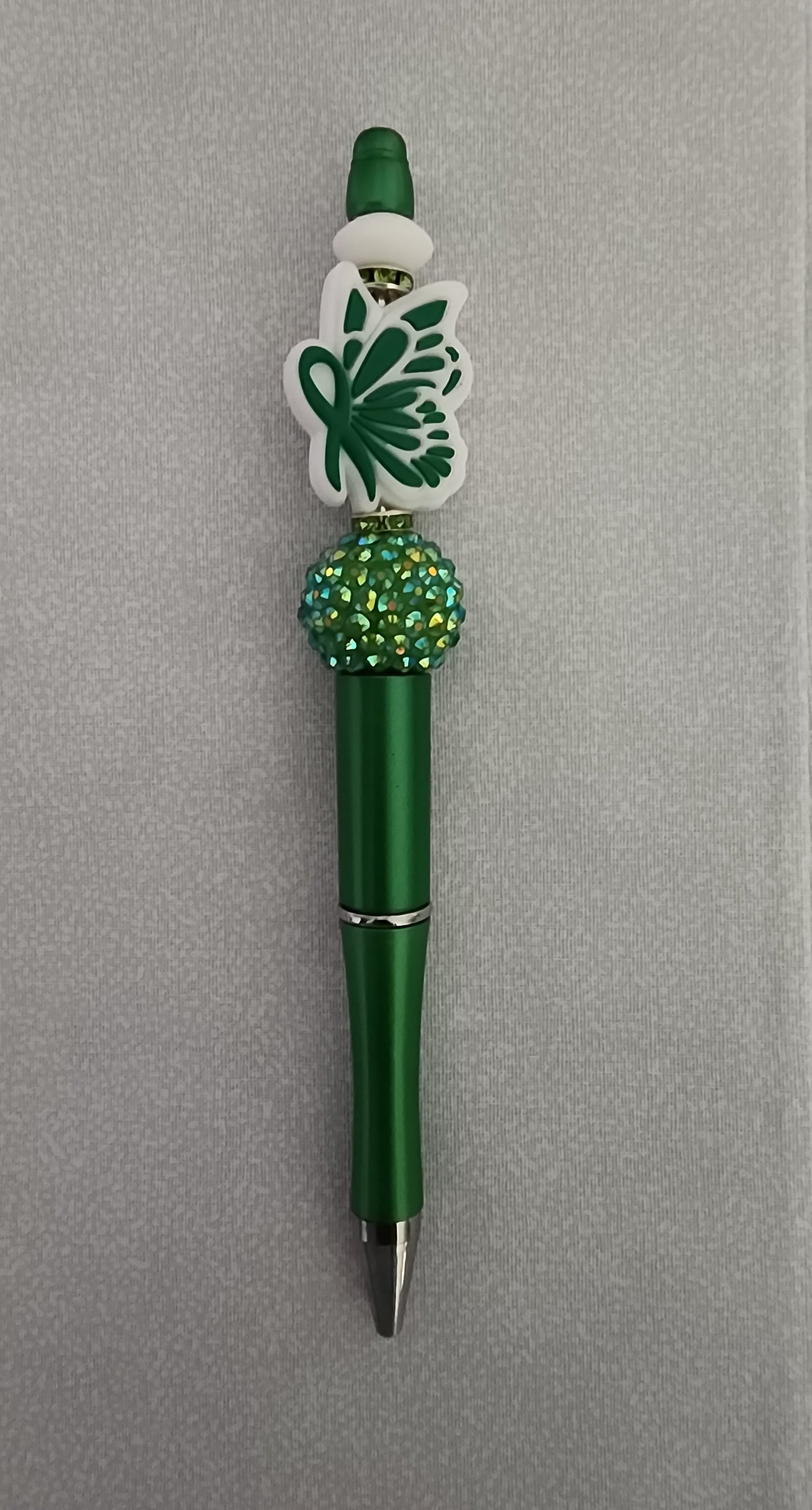 Beadable Pen – Awareness Butterfly