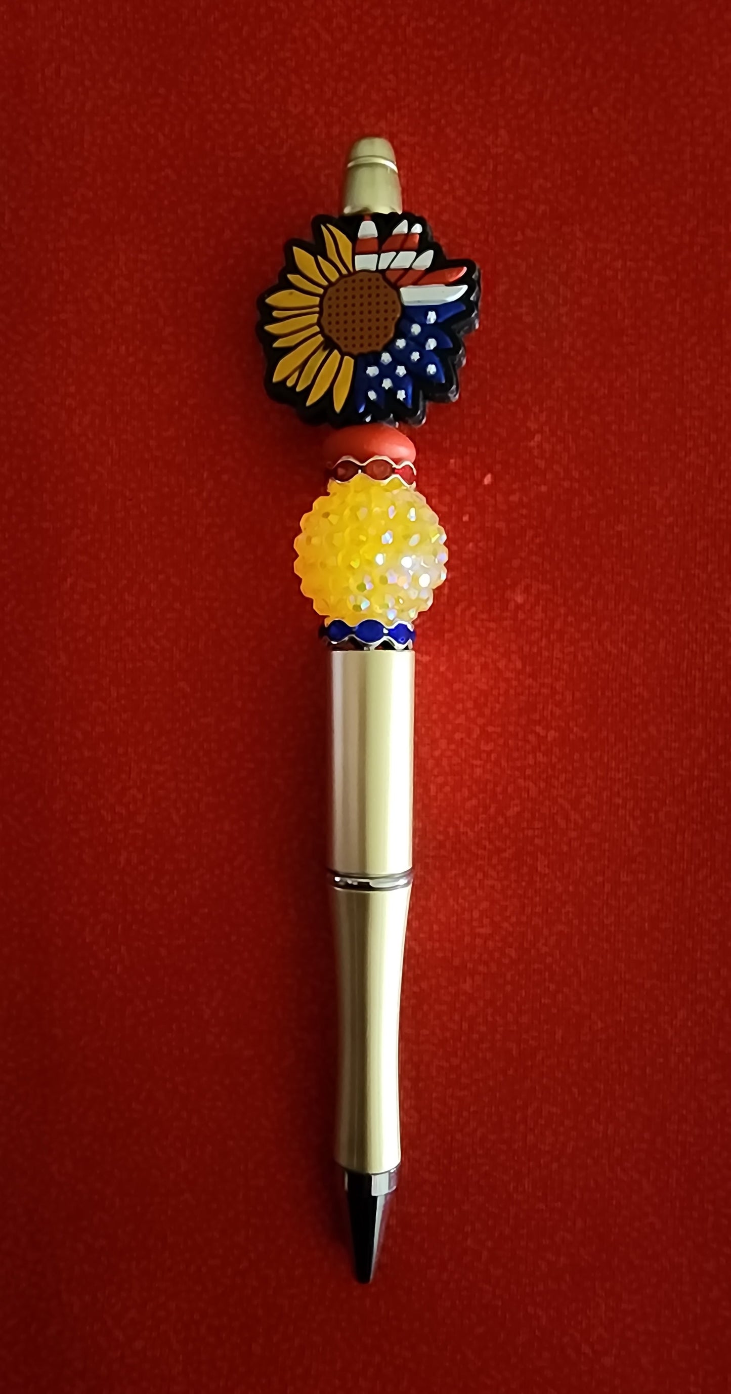 Beadable Pen – American Sunflower
