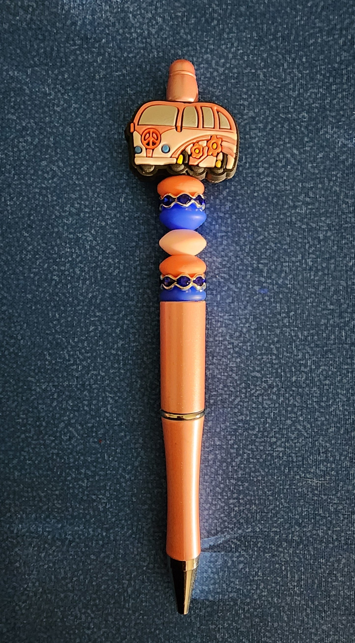 Beadable Pen – VW Flower Power Van