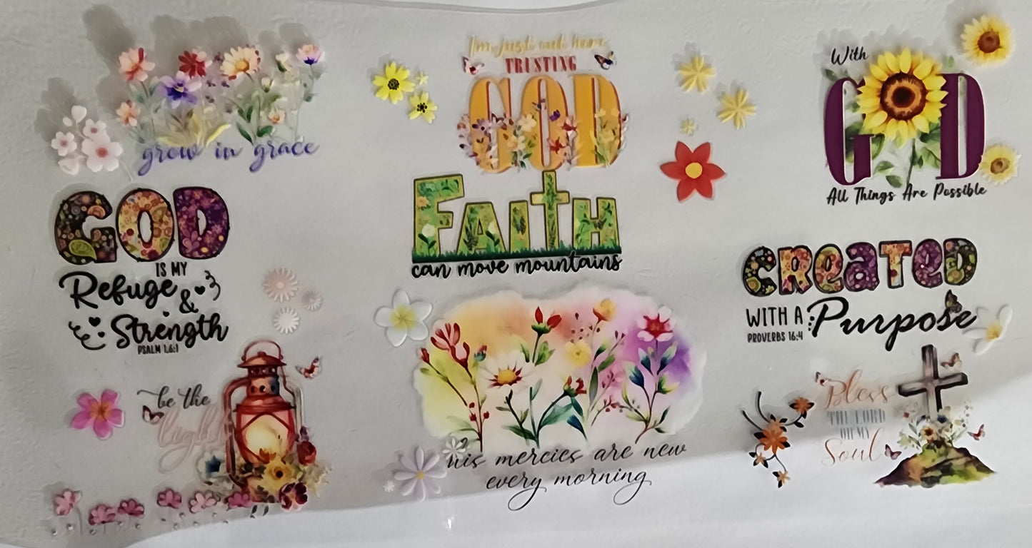 God is my refuge- Decal