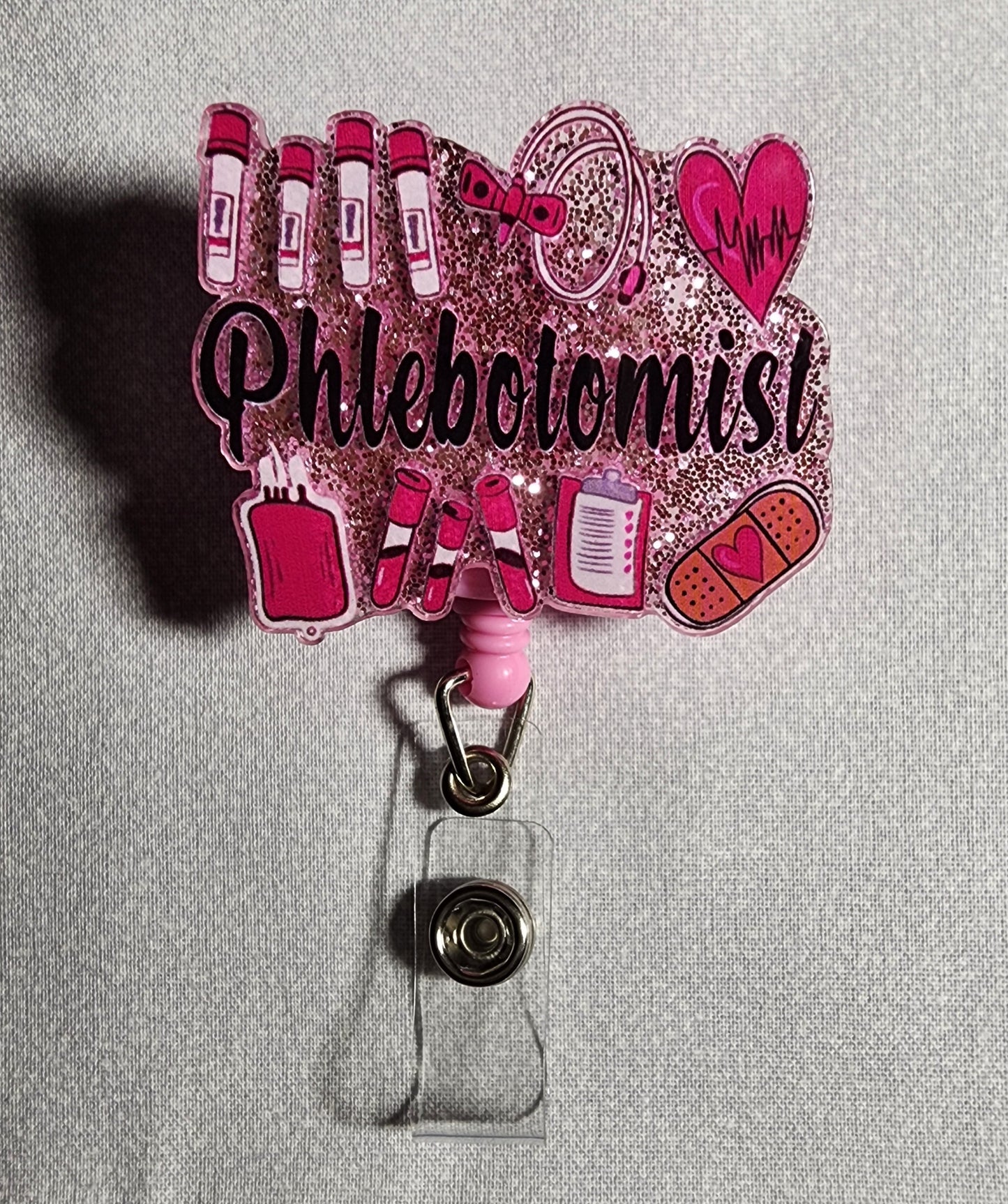 Badge Reel - Phleobolomist