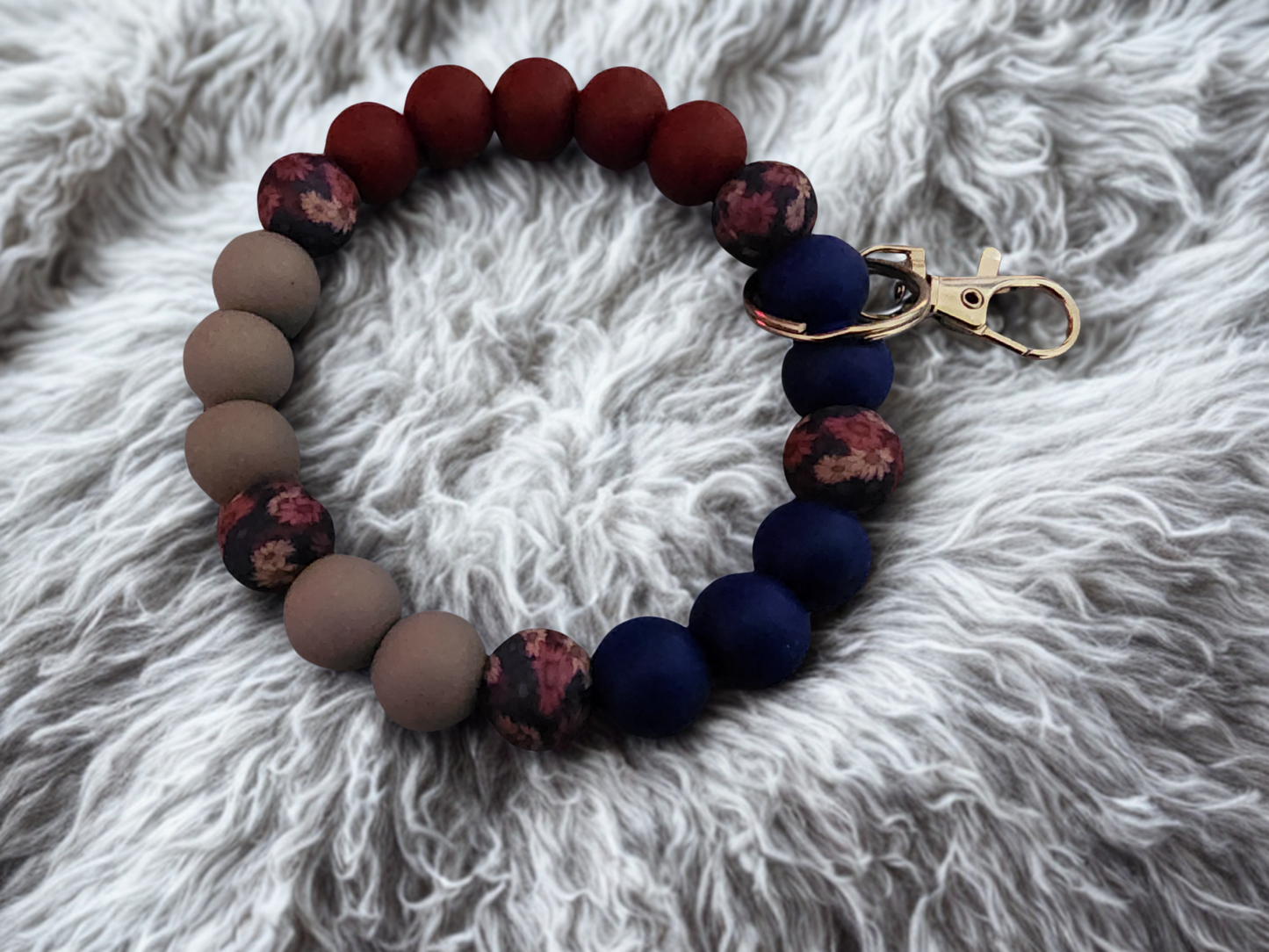 Key Wristlet - Flower