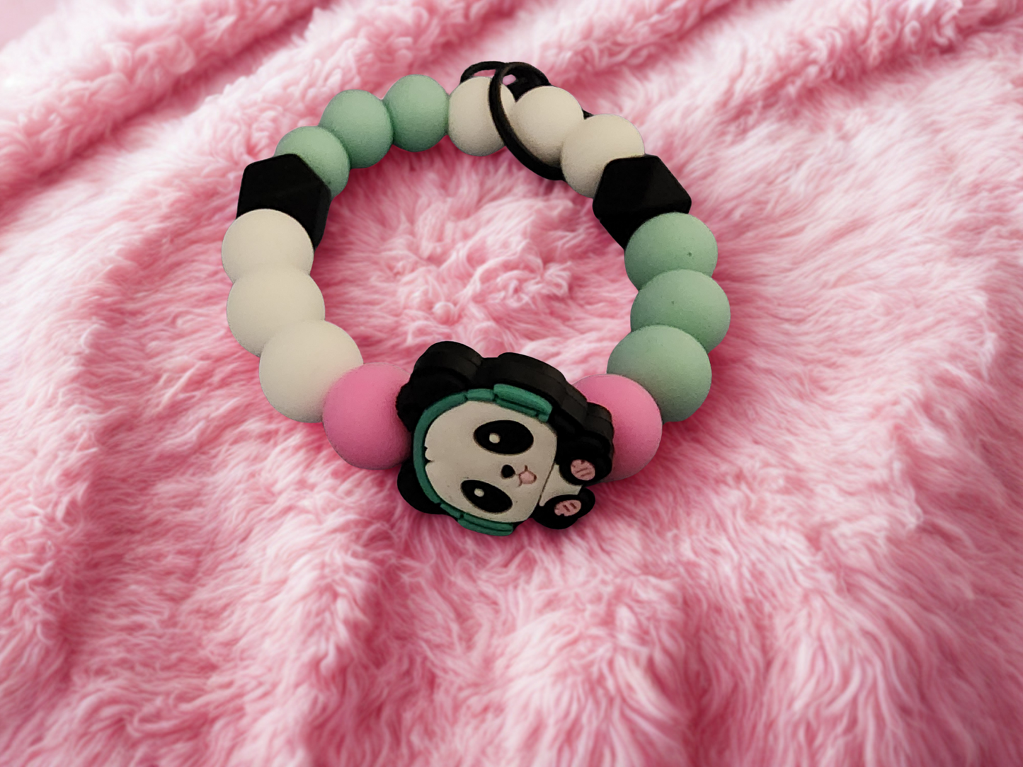 Key Wristlet - Panda