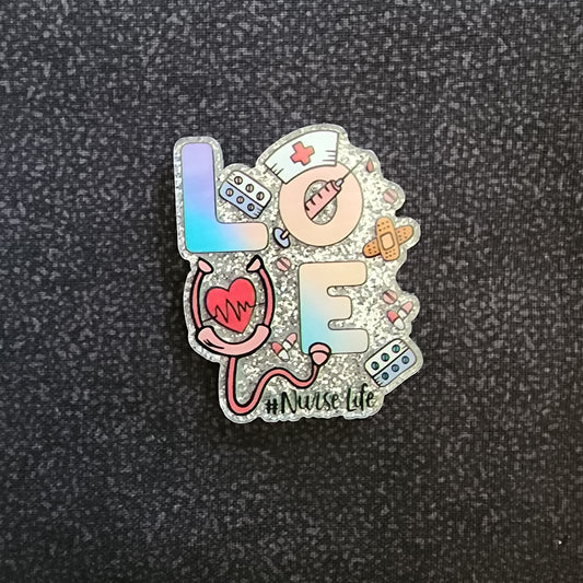 Badge Reel - Love is Nurse Life