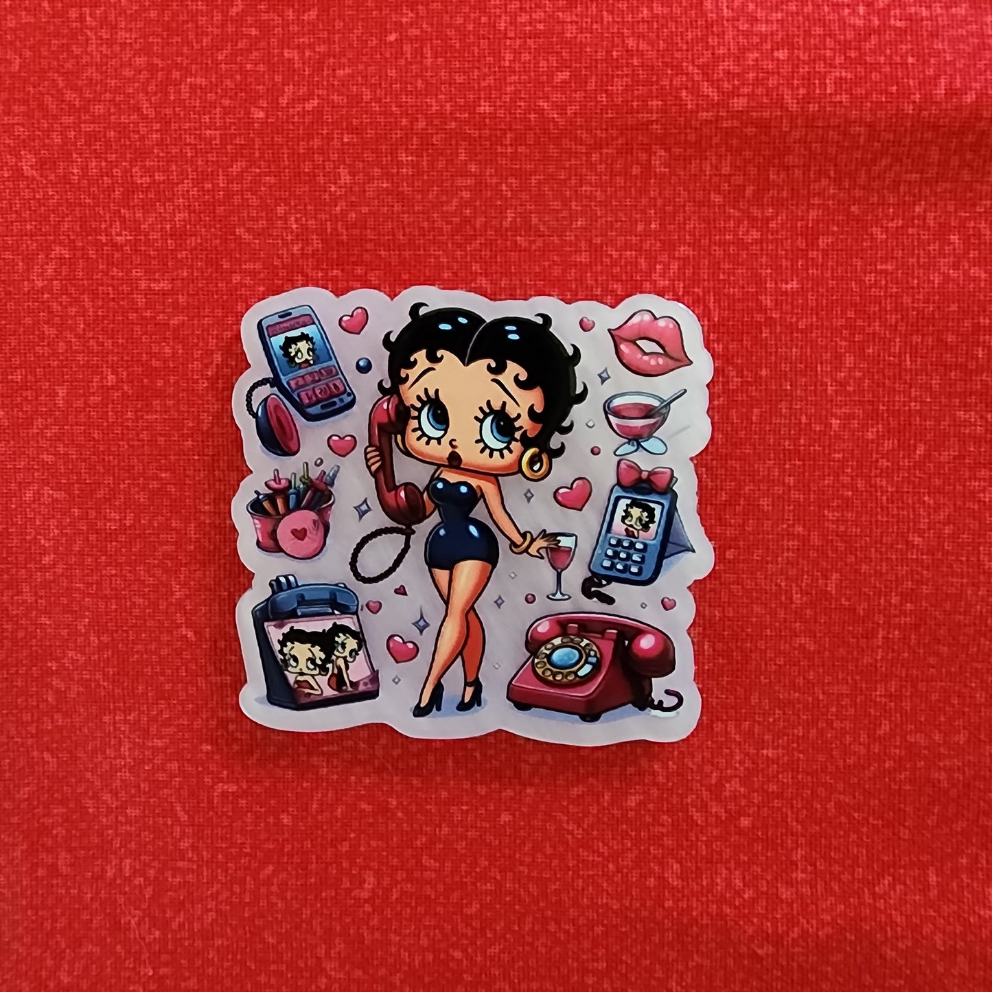 Badge Reel - Girl w/accessories