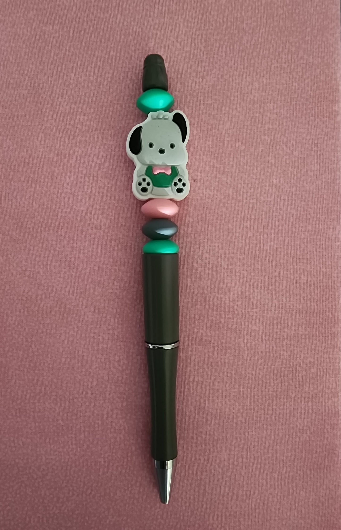 Beadable Pen – Grey Dog