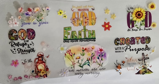 God is my refuge- Decal