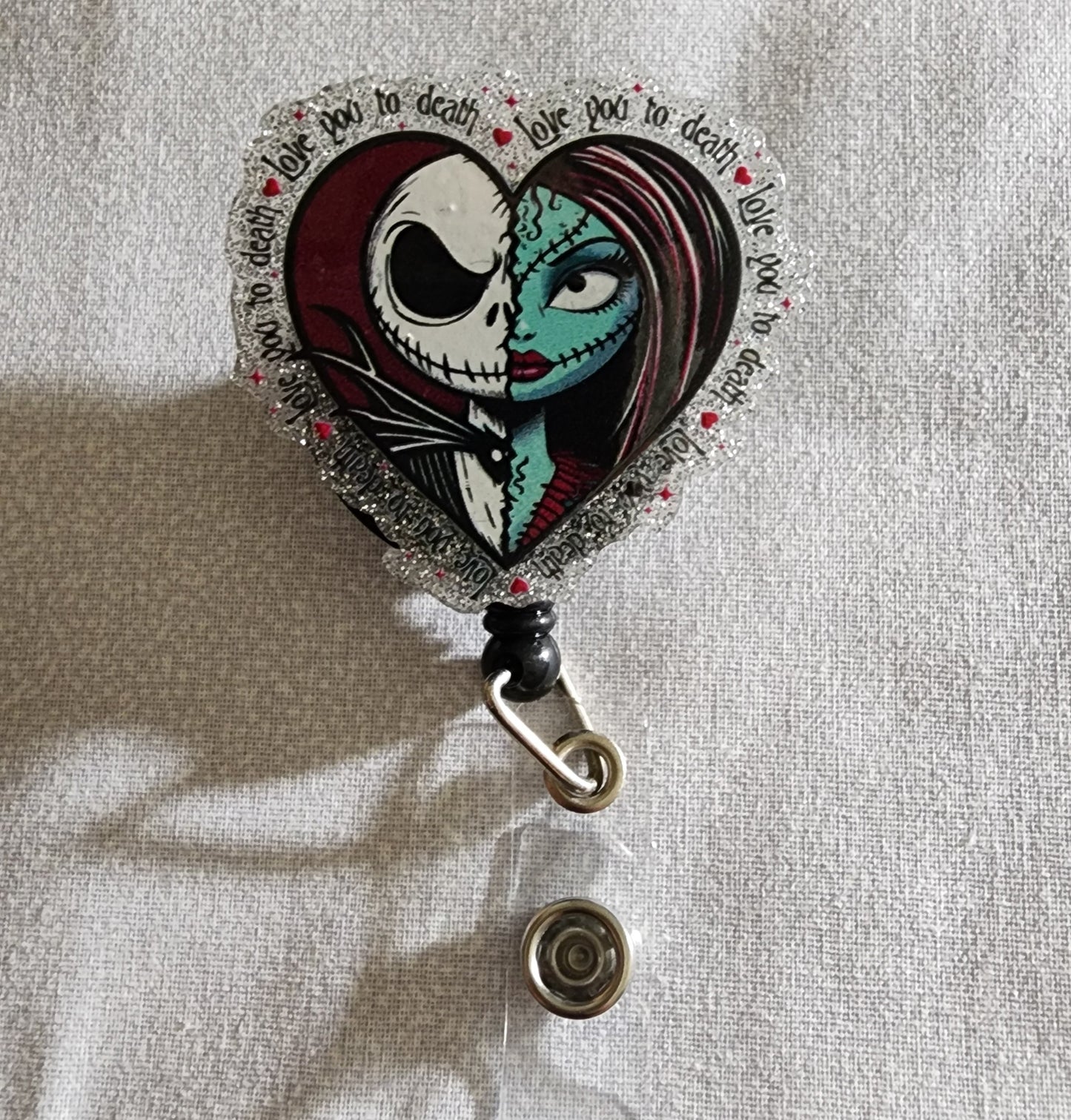 Badge Reel - Jack & Sally
