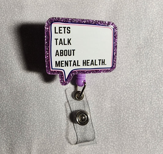 Lets talk about Mental Health