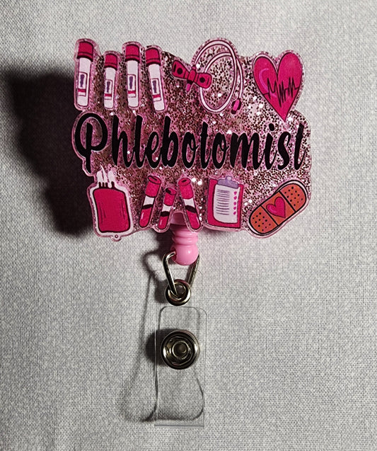 Badge Reel - Phleobolomist