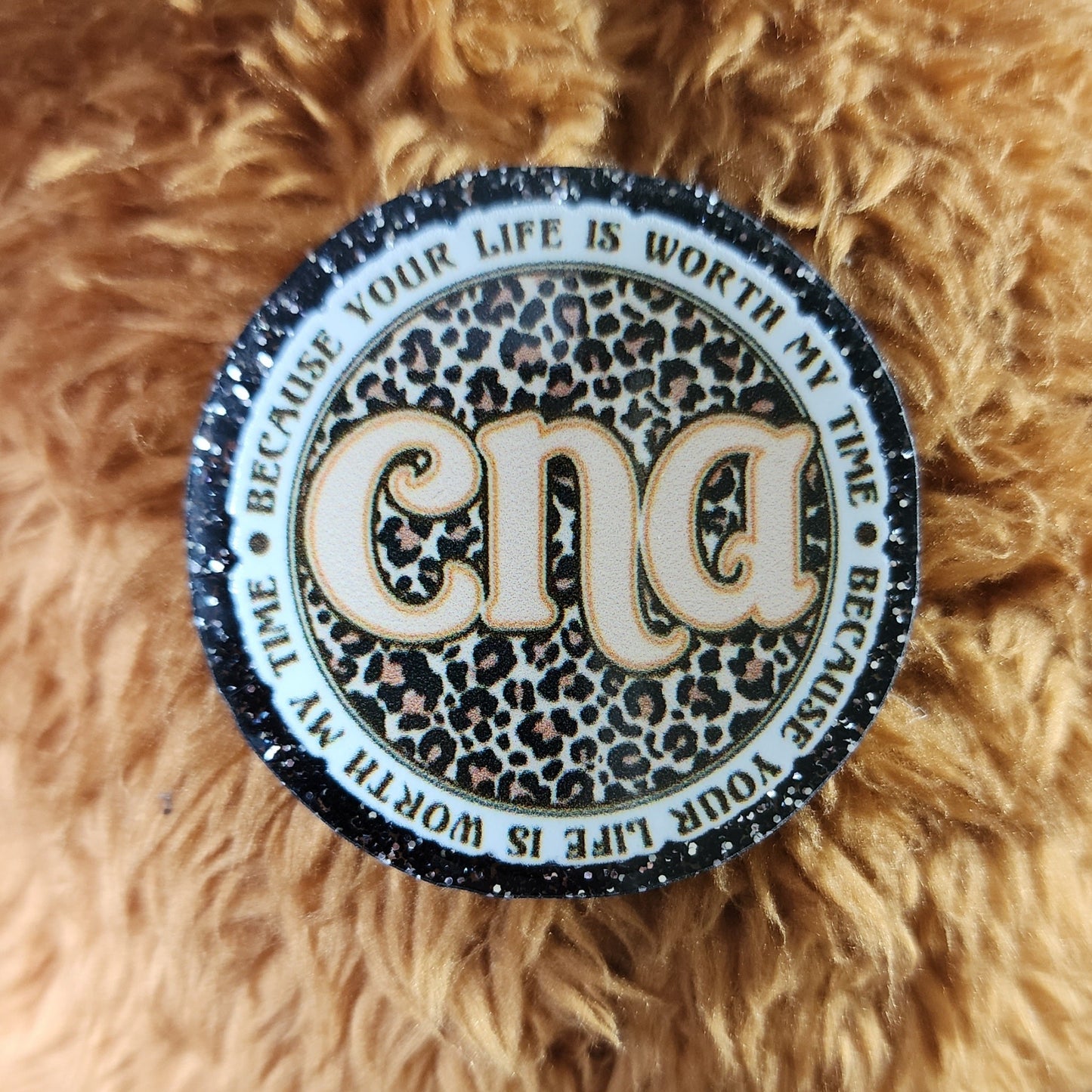 Badge Reel - CNA Design Leopard