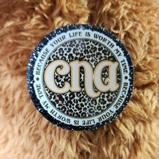 Badge Reel - CNA Design Leopard