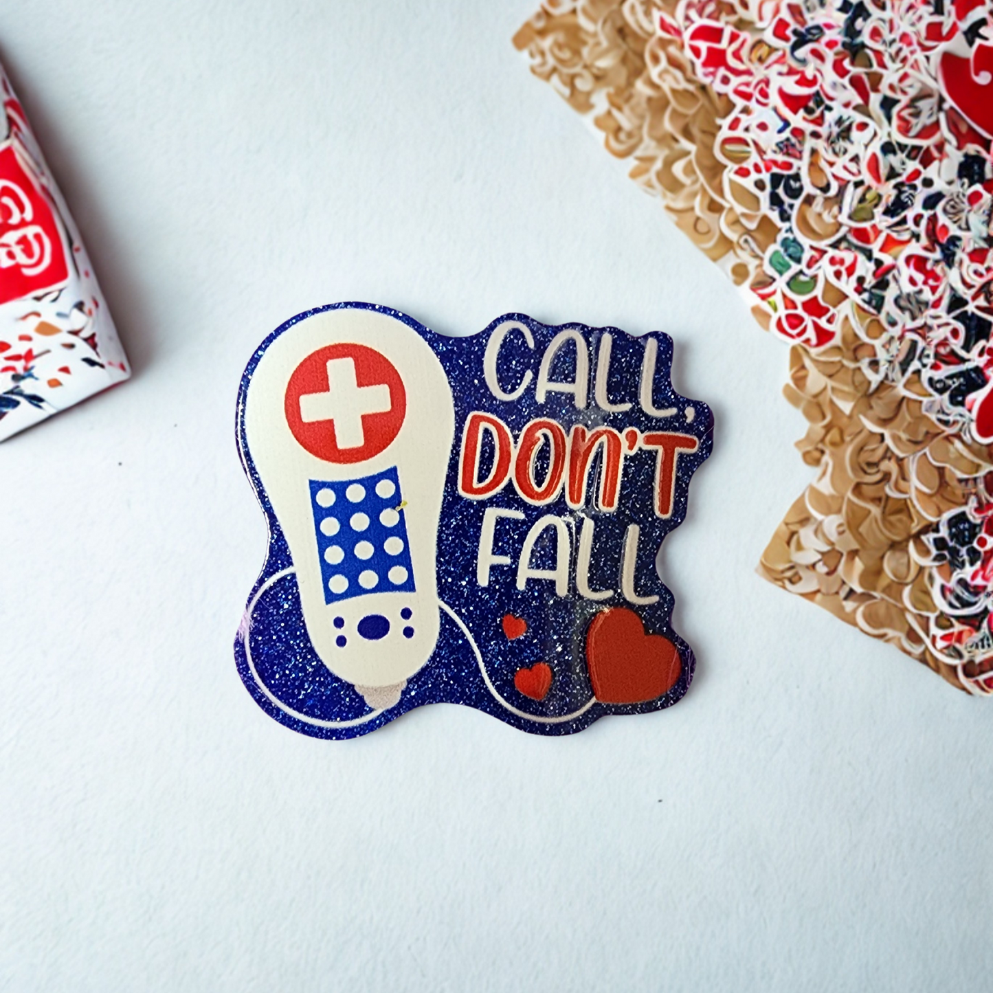 Badge Reel - Call Don't Fall