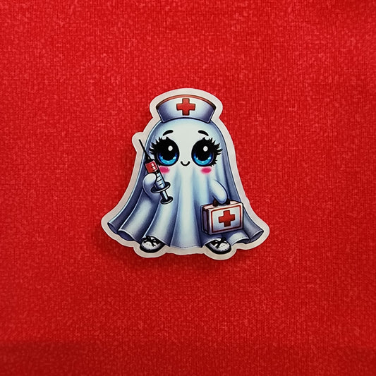 Badge Reel - Ghost Nurse