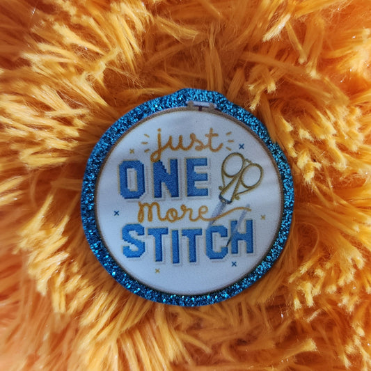 Badge Reel - Just one more stitch