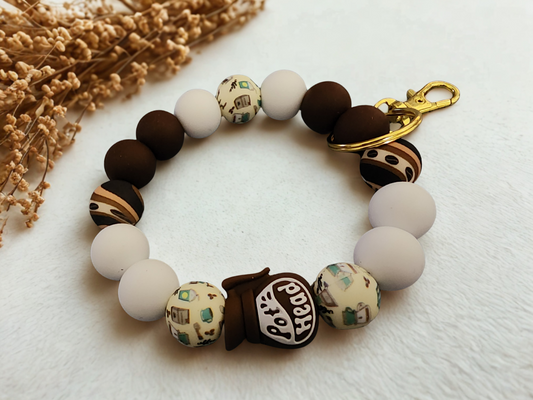 Key Wristlet -Coffee Pot Head