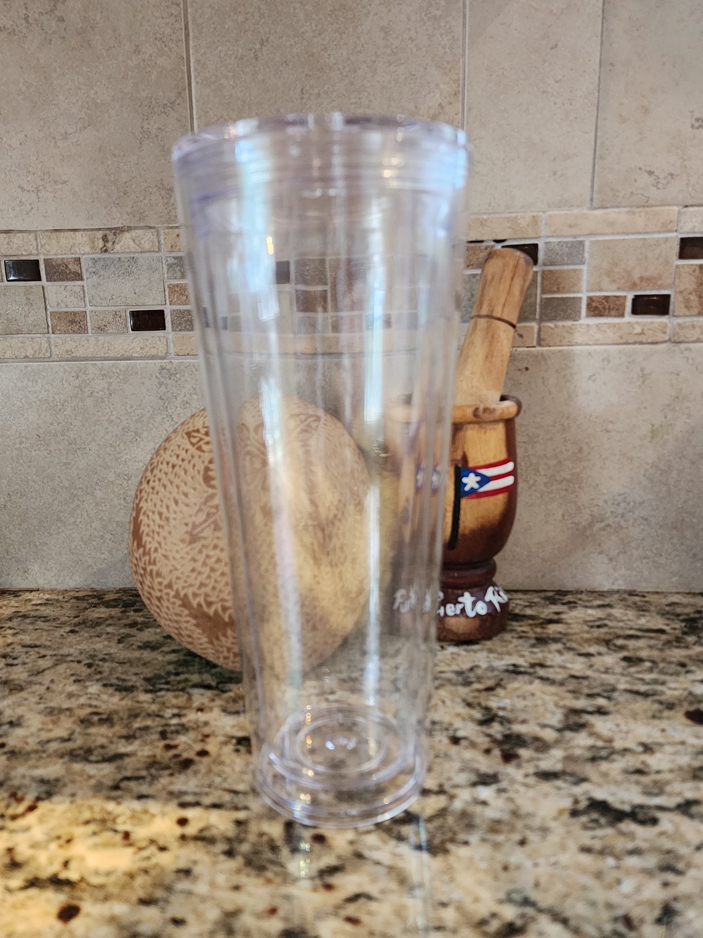 24 oz Acrylic Snow Globe